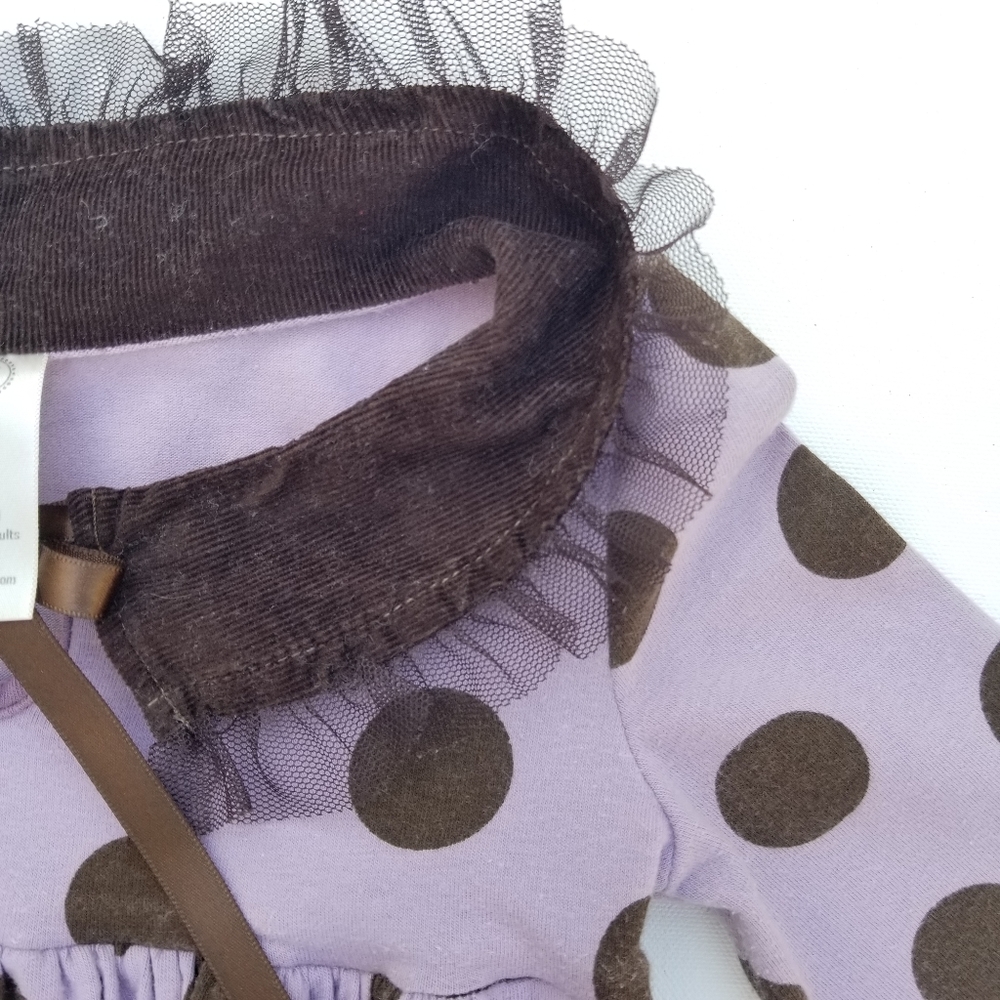 PERSNICKETY Boutique Dress Tunic Polka Dot Sz 3T - Picture 3 of 9